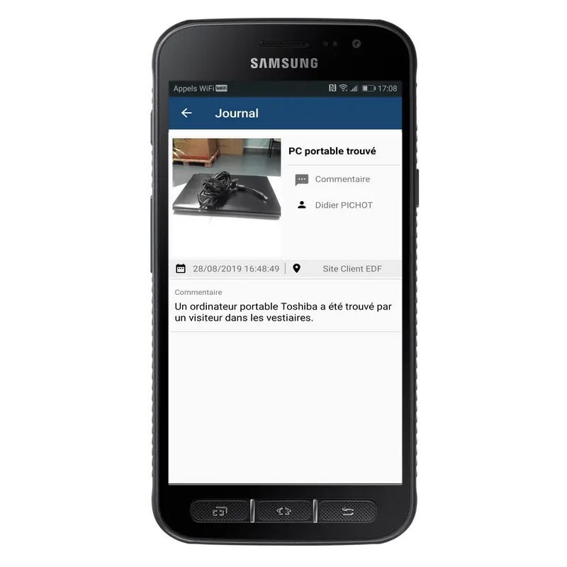 MyMCR | Main courante sur smartphone, licence agent