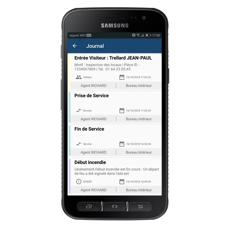 MyMCR | Main courante sur smartphone, licence agent – Image 2