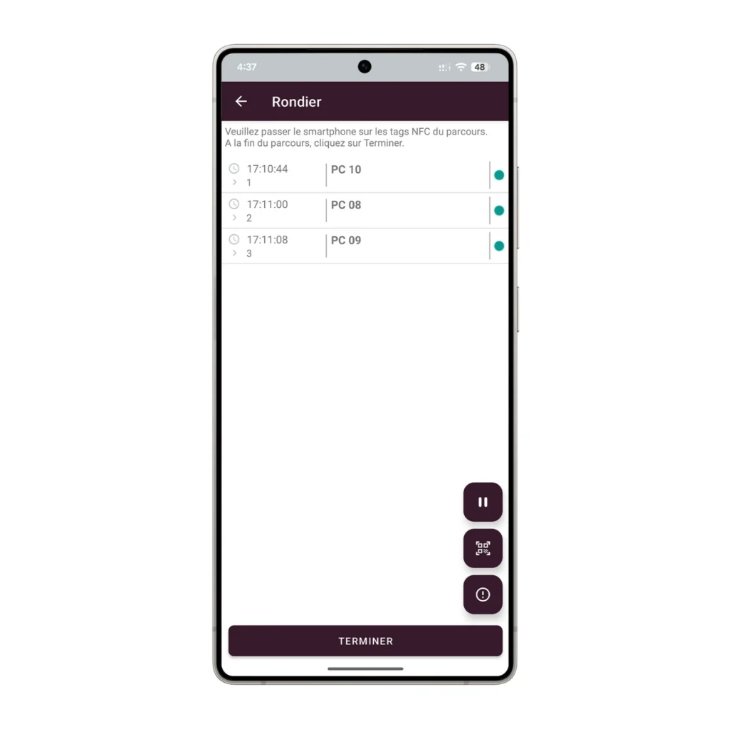 Smart-Rondier | Contrôle de ronde sur smartphone